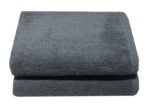 Bunty's Saloon Towel 380GSM 050x090cms Steel Grey 02 Piece Pack