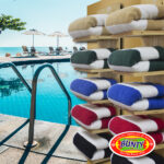 Plush 450 GSM 90x180cms Terry Pool Beach Cabanas - Image 36