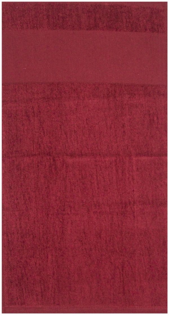 Bunty's Plush 450GSM 030x050cms Verlour Premium Golf Towel Red Pear