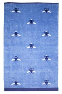 Bunty's Beach Towel 0800 Design 067 092x164cms 800GMS Jacquard Bees Blue