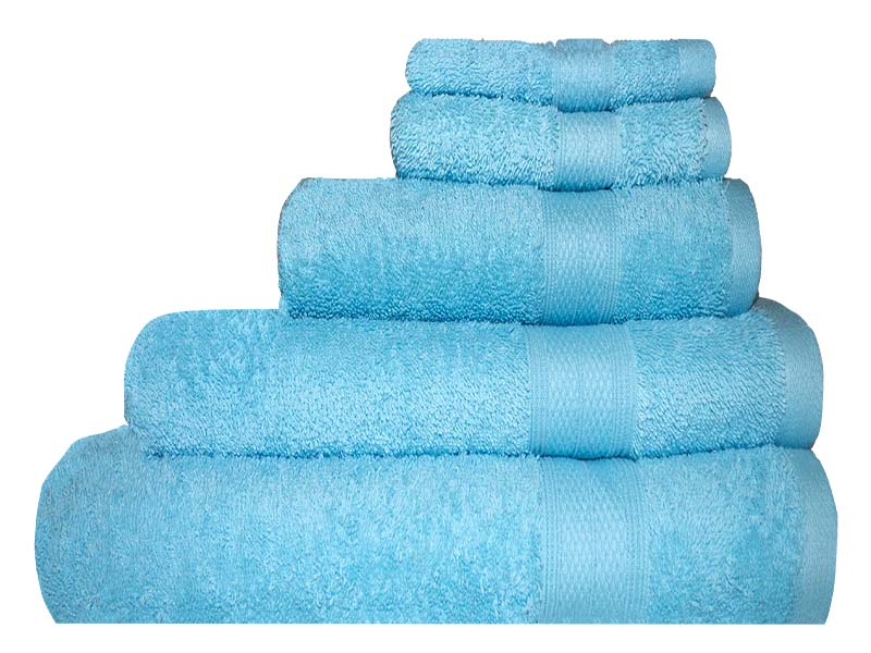 Bunty's Plush 450GSM 05 Piece Towel Set Gulf Stream