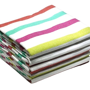 Bunty's Kitchen Towel Design 2008 040x070cms 0.309GMS Plain Stripes Multi