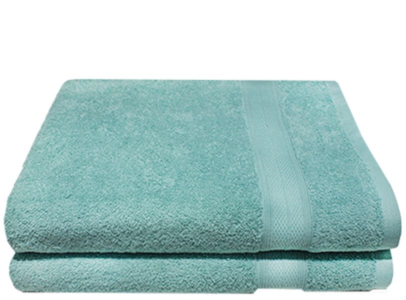 Bunty's Plush 450GSM 090x150cms Bath Sheet 02 Piece Pack Harbour Grey