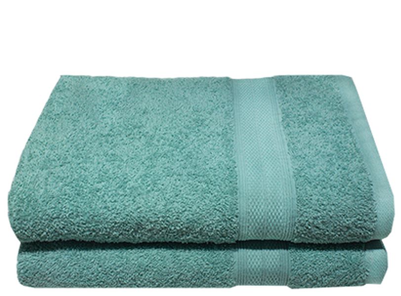 Bunty's Plush 450GSM 070x130cms Bath Towel 02 Piece Pack Harbour Grey