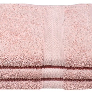 Bunty's Plush 450GSM 030x050cms Guest Towel 03 Piece Pack English Rose