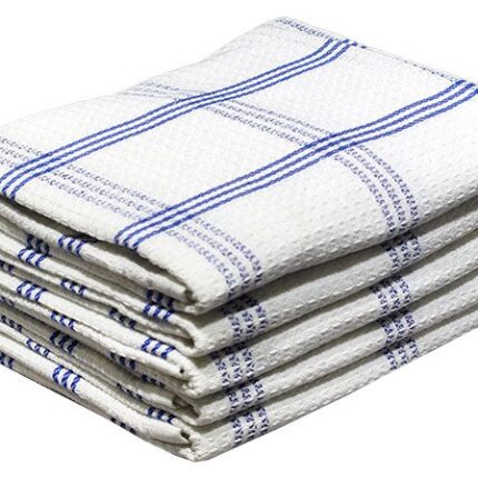 Blue White Checked Kitchen Towel