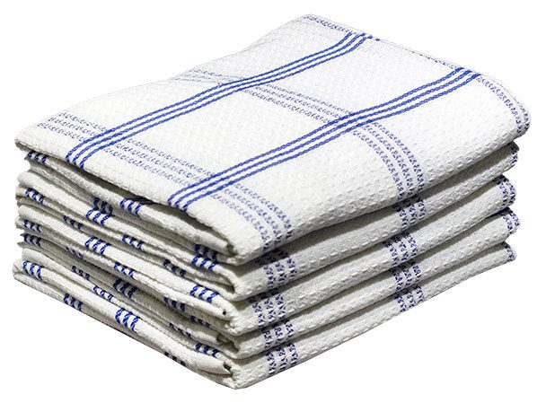 Blue White Checked Kitchen Towel