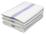 Bunty's Kitchen Towel - Design 2005 - 045x070cms - (05 Pc Pack) - Plain White Stripe - Image 6