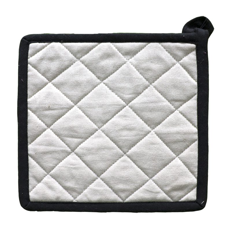 Pot Holder D0029-Black White -Blocks 20x20cms-0.043grams Pot Holder - Design 026 - Image 1