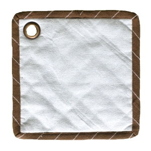 Bunty’s Pot Holder, White Plain