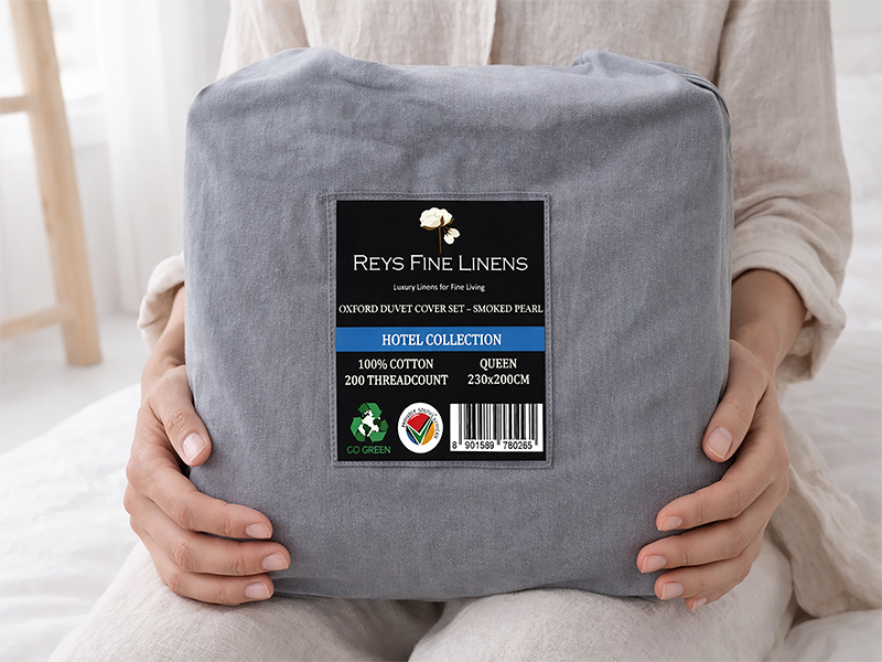 Rey's Fine Linen - Hotel Collection - Oxford Duvet Cover Set - Image 10