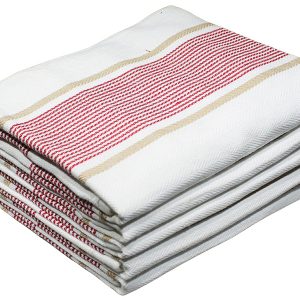 Bunty's Kitchen Towel - Design 2077 - 050x065cms - (05 Pc Pack) - Stripes - Image 1