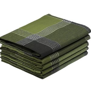 Bunty's Kitchen Towel - Design 2095 - 045x070cms - (05 Pc Pack) - Big Checks - Image 1