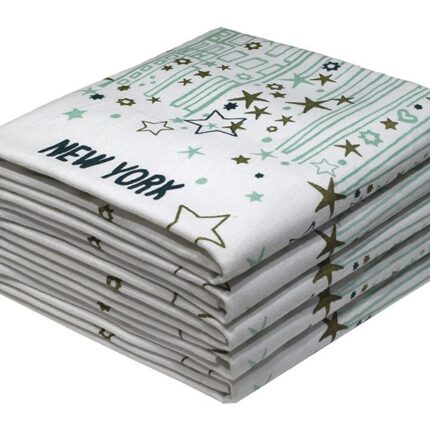 Bunty's Kitchen Towel - Design 2244 - 050x070cms - (05 Pc Pack) - New York City