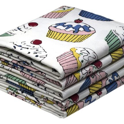 Bunty's Kitchen Towel - Design 2271 - 052x072cms - (05 Pc Pack) - Cupcakes