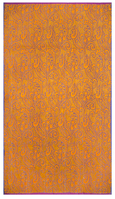 0700D067_Beach Towel_Orange-Carpet_100x180_700g Beach Towel 0700 - Design 067 - 100x180cms - 720GMS - Image 1