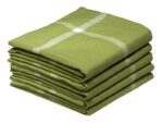 Kt Green White Stripes Towel