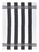 Bunty's Kitchen Towel - Design 2333 - 062x091cms - (05 Pc Pack) - Stripes - Black - Image 2