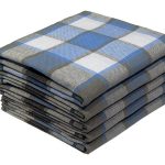 Bunty's Kitchen Towel - Design 2335 - 052x072cms - (05 Pc Pack) - Checks - Sky Blue