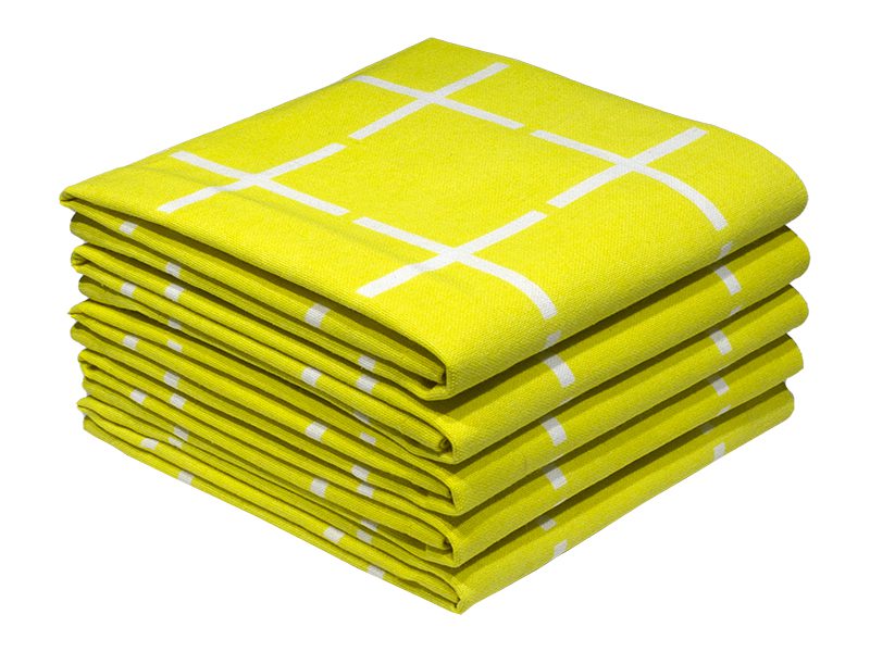 KT-Design 2557_46x60cms_0.325gms Bunty's Kitchen Towel - Design 2557 - 046x060cms - (05 Pc Pack) - Checks - Image 1