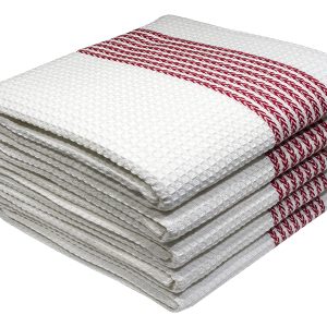 Bunty's Kitchen Towel - Design 2417 - 056x079cms - (05 Pc Pack) - Stripes - Image 1
