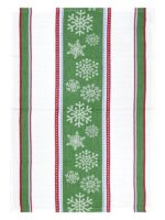Bunty's Kitchen Towel - Design 2529 - 046x070cms - (05 Pc Pack) - Snowflakes - Image 4