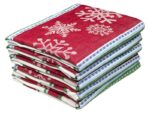 Bunty's Kitchen Towel - Design 2529 - 046x070cms - (05 Pc Pack) - Snowflakes - Image 5