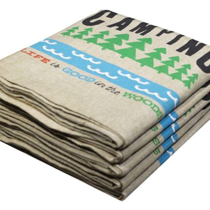 Bunty's Kitchen Towel - Design 2645  - 049x072cms - (05 Pc Pack) - Camping