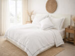 Rey's Fine Linen - Premium Collection - Satin Stitch Duvet Cover Set - Image 93