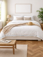 Rey's Fine Linen - Premium Collection - Satin Stitch Duvet Cover Set - Image 88