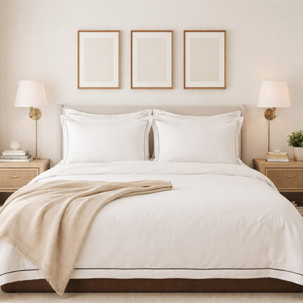 Rey's Fine Linen - Premium Collection - Satin Stitch Duvet Cover Set