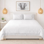 Rey's Fine Linen - Egyptian Collection - Oxford Duvet Cover Set