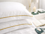 Rey's Fine Linen - Premium Collection - Oxford Satin Stitch Pillow Cover Set