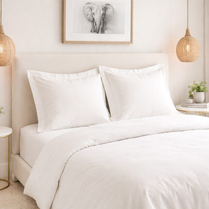 Rey's Fine Linen - Egyptian Collection - Oxford Pillow Cover Set