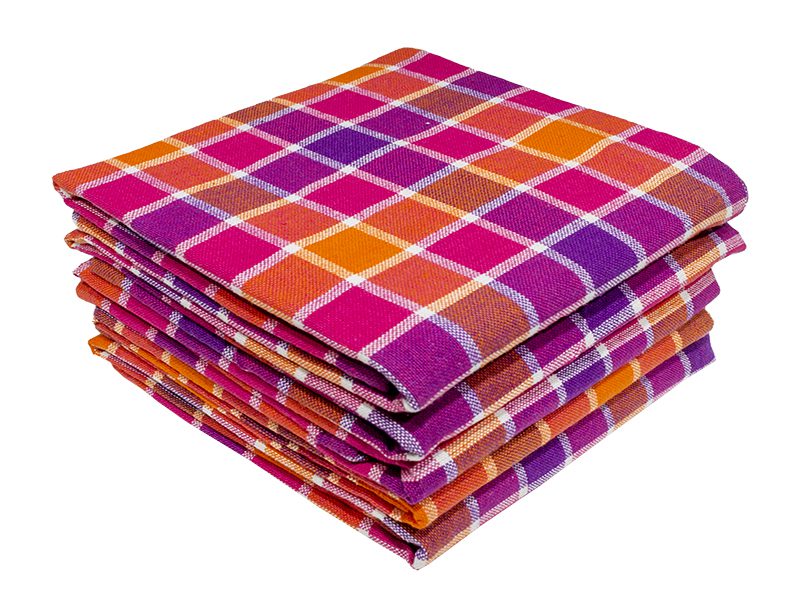 KT-Design 2744_47x67cms_0.334Gms Bunty's Kitchen Towel - Design 2744 - 047x067cms - (05 Pc Pack) - Checks - Image 1