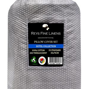 Rey's Fine Linen - Quilted Waterproof Pillow Protector - Image 1