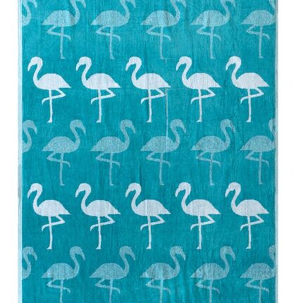 Beach Towel 0700 - Design 242 - 092x179cms - 718GMS - Flamingo