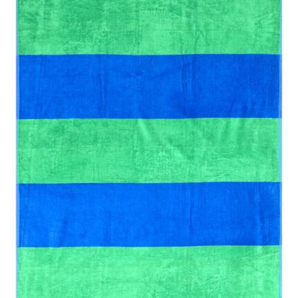 Beach Towel 0700 - Design 250 - 090x180cms - 695GMS - Stripes Blue Atoll