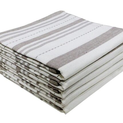 Bunty's Kitchen Towel - Design 2764 - 050x070cms - (05 Pc Pack) - Stripes
