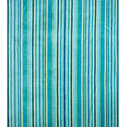 Beach Towel 0800 - Design 079 - 100x180cms - Stripes with Slim Border