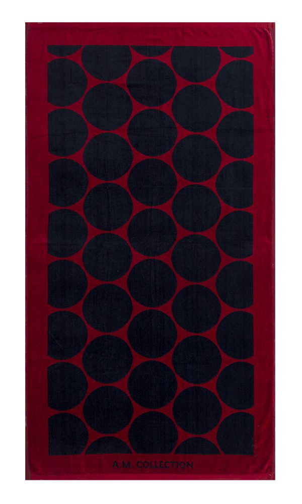 Beach Towel 0800 - Design 080 - 100x180cms - AM Collection - Circles - Image 1