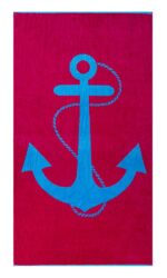 Beach Towel 0800 - Design 072 - 100x180cms - Anchor - Image 2
