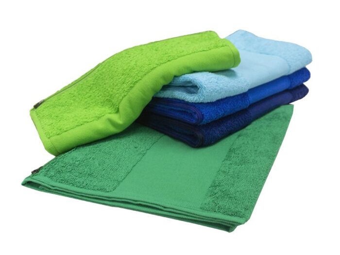 Plush Gym Towel 450 GSM with Zip Pocket – Bunty