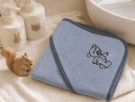 Baby Hooded Towel - 075x070cms - 380GSM - Terry - Image 2