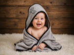 Baby Hooded Towel - 075x070cms - 380GSM - Terry - Image 5
