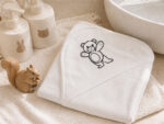 Baby Hooded Towel - 075x070cms - 380GSM - Terry - Image 14