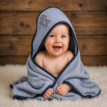 Baby Hooded Towel - 075x070cms - 380GSM - Terry