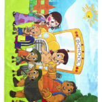 Printed Beach Towel Design 204 - 061x122cms - 284GMS