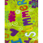 Printed Beach Towel Design 223 - 070x140cms - 373GMS