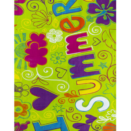 Printed Beach Towel Design 223 - 070x140cms - 373GMS